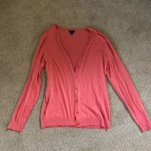 5 FOR $30 DEAL //  Ann Taylor cardigan salmon